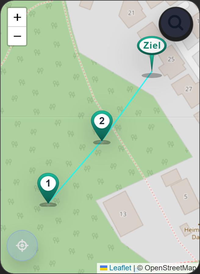 Route und Reihenfolge festlegen